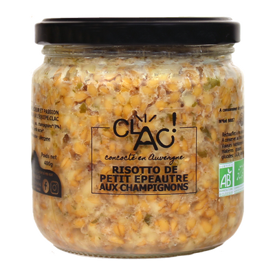 Risotto de petit épeautre aux champignons