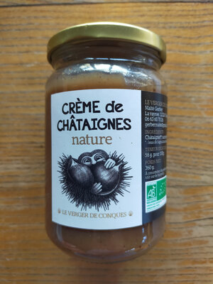 Crème de marrons nature