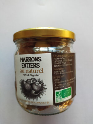 Marrons au naturel