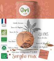 Sorgho roux farine intégrale (bio & sg)