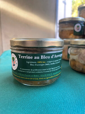 Terrine au bleu d’auvergne bio