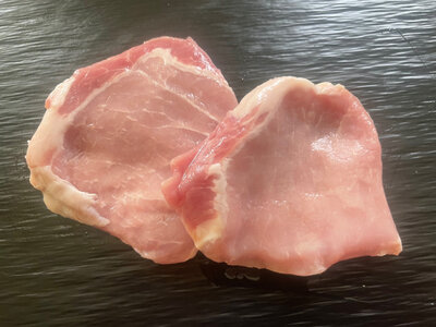 4 côtes de porc sans os bio (400g mini)