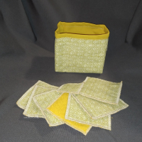 Panier + lingettes démaquillante sphere ocre