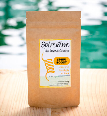 Spiru'boost (100 g) spiruline-baobab-épices