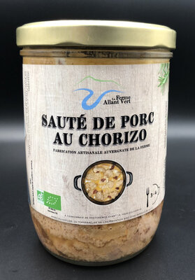 Sauté de porc au chorizo 800 grammes