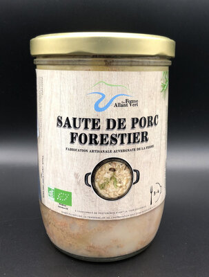Sauté de porc forestier 800 grammes