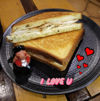 Croque love ❤️ poulet ❤️