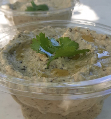 Caviar d'aubergines (babaganoush) végétarien