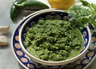 Shroug (zhoug) 'l'harissa verte' végan 120g