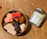 Love box et bougie pomme d'amour