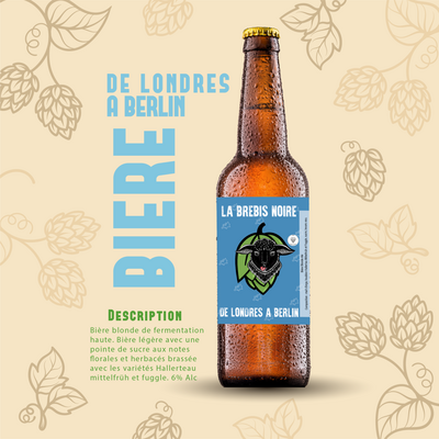 Bière blonde 'de londres a berlin' 75cl