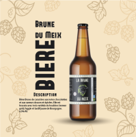 Bière la brune du meix 75cl