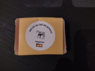 Savon lait de jument - bergamote