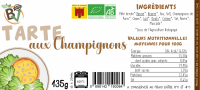 Tarte aux champignons