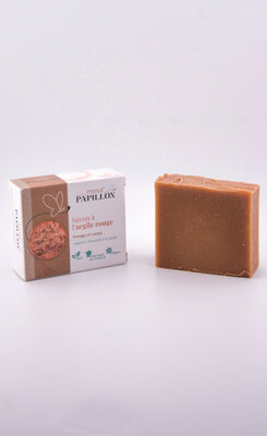 Savon à l'argile rouge