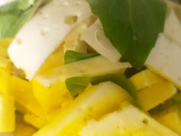 Lamelles aux herbes du jardin