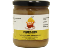 Lot: 3 purées de fruit-pomme/kiwi - 430g