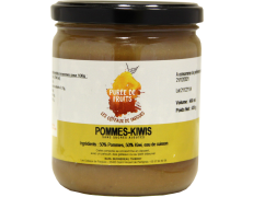 Lot: 3 purées de fruit-pomme/kiwi - 430g
