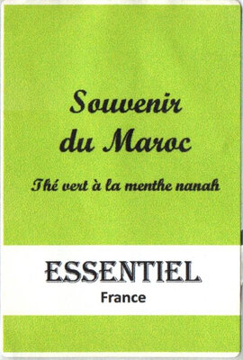 Thé vert 'souvenir du maroc'