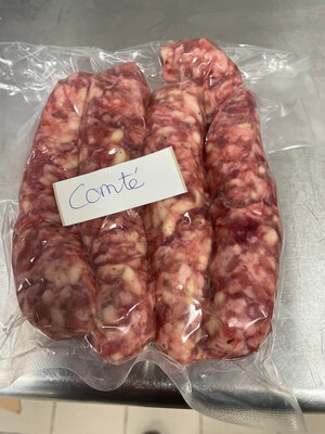 Saucisses au comté x2