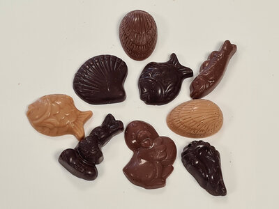Sachet de fritures de pâques aux 3 chocolats