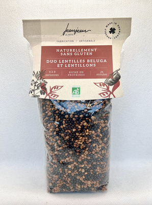 Duo lentilles beluga et lentillons