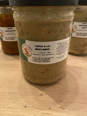 Lapin à la moutarde