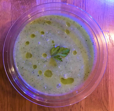 Soupe aux courgettes et au kiri