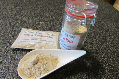 Poudre de champignons de paris