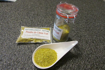 Poudre de citron vert