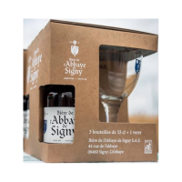 Coffrets 3 blondes bio + 1 verre