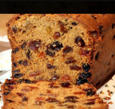 Cake fruits confits