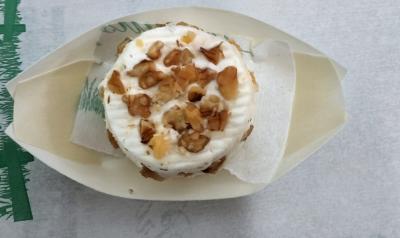 Crottin de chèvre bio, frais aux noix