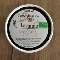 Crème glacée lavande