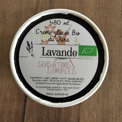 Crème glacée lavande