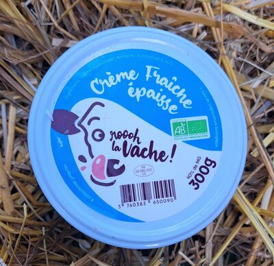 Crème fraîche épaisse 300g - pot consigné