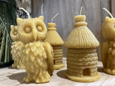 Bougie forme hibou