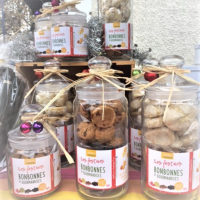 Bonbonne de biscuits - déco pâques