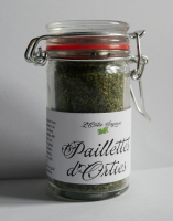 Orties en paillettes pot à épice 1 consigne