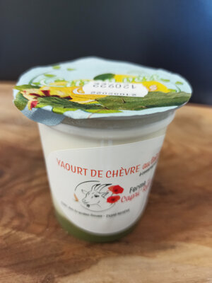 Yaourt au lait de chèvre - rhubarbe
