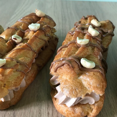 Eclair chocolat-pralin