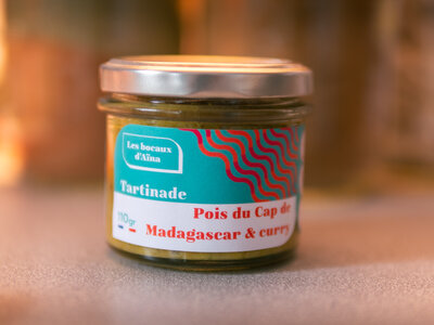 Tartinade de pois du cap de madagascar