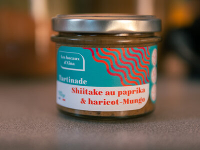 Tartinade de shiitake, haricot mungo &paprika