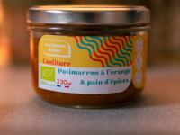 Confit - potimarron à l'orange & pains épices