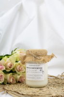 Bougie parfumée douce couverture - grande