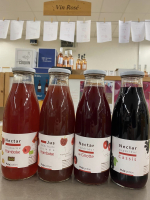 Nectar de rhubarbe-framboise - 75cl