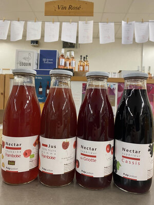Nectar de rhubarbe-framboise - 75cl