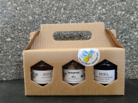 Assortiment 2 miels, bonbons