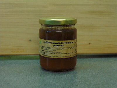 Confiture de musquée de provence au gingembre