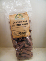Crackers aux carottes noires